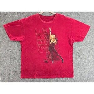 Carrie Underwood Shirt Mens Medium The Blown Away Tour Tee Red Country Music